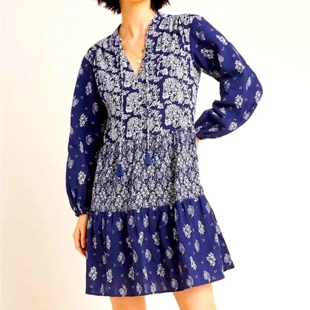 Maeve Carlita Tiered Tunic Dress